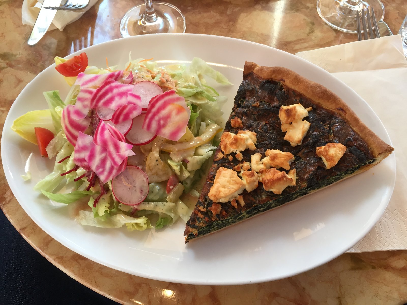 le puy quiche salat