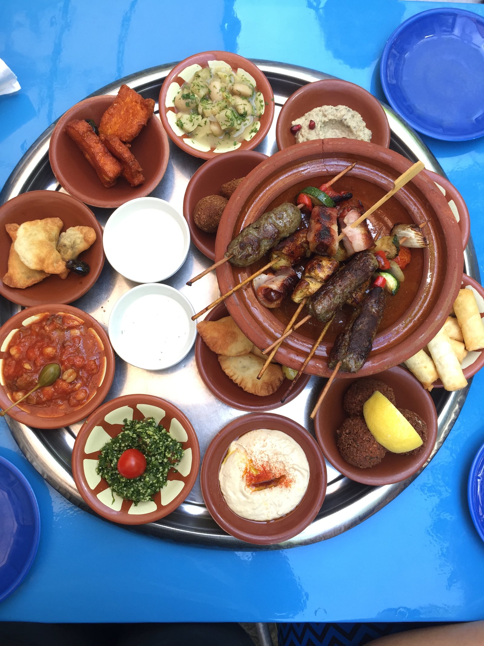 maison blunt mezzeplatte