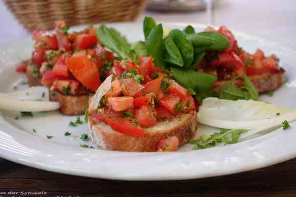 Restaurant bergdietikon il tartufo bruschetta