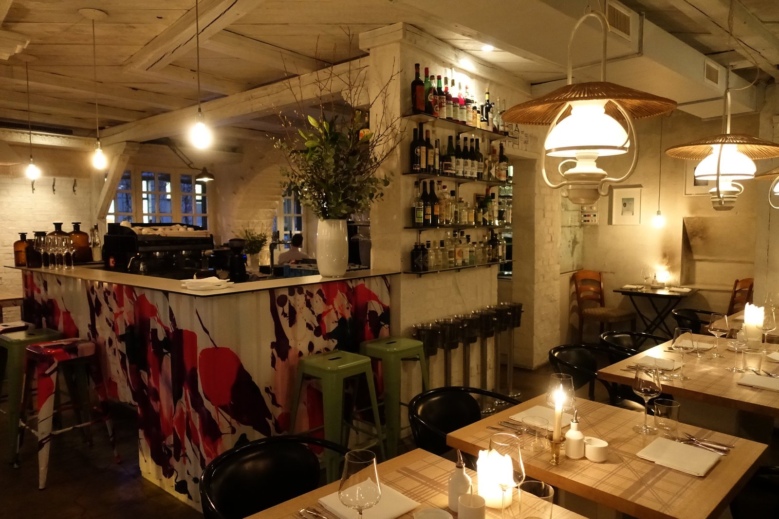 Restaurant zurich maison manesse innen theke