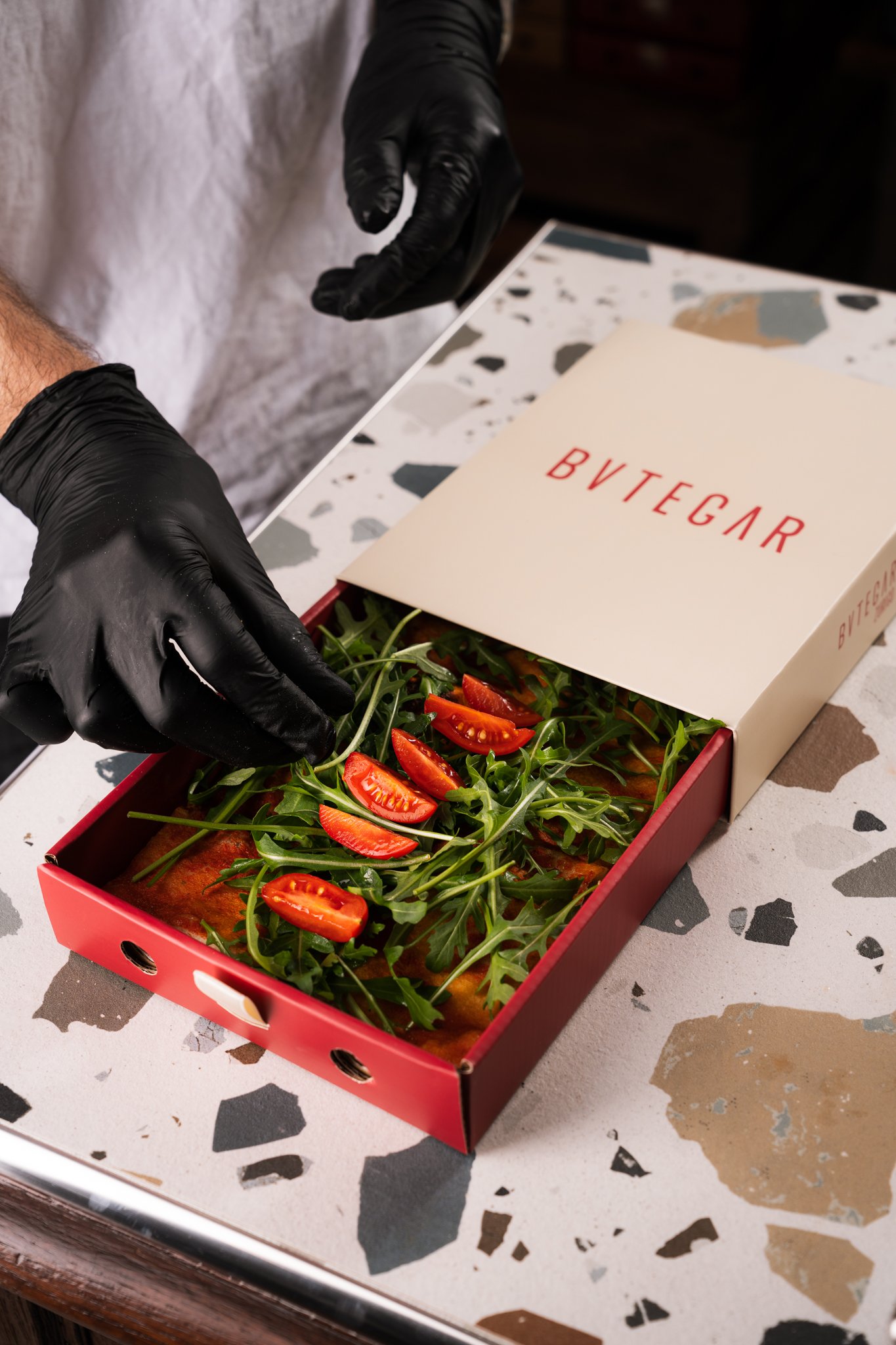 take away zürich butegar pizza al taglio rucola