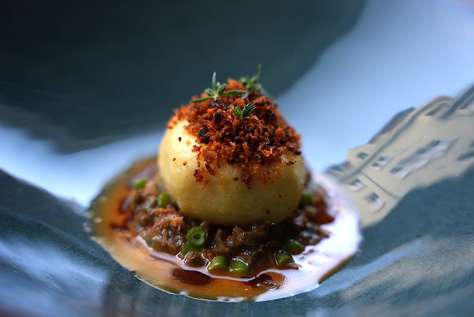 ameo fine dining kunst gnoccho chorizo