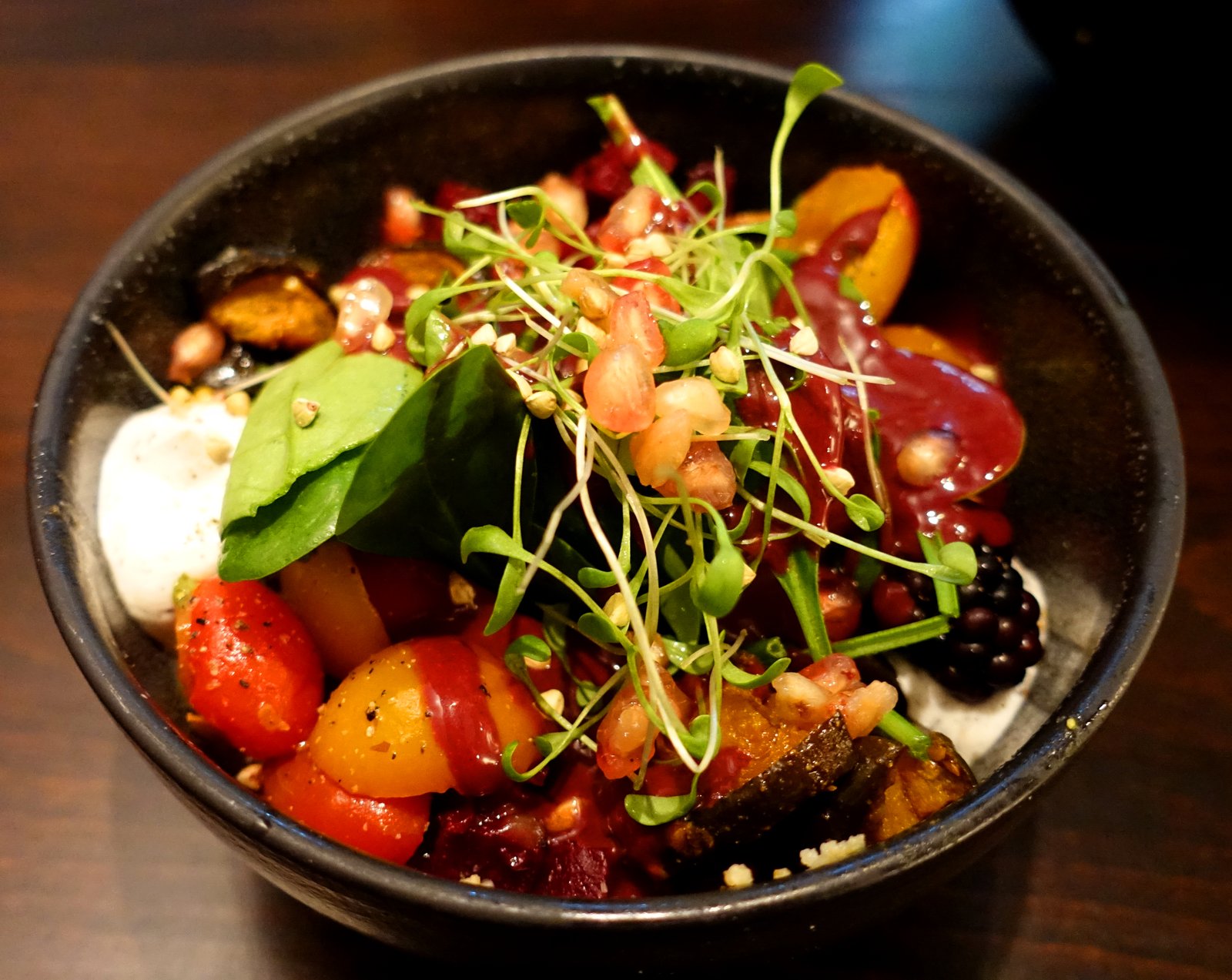 roots green couscous salad