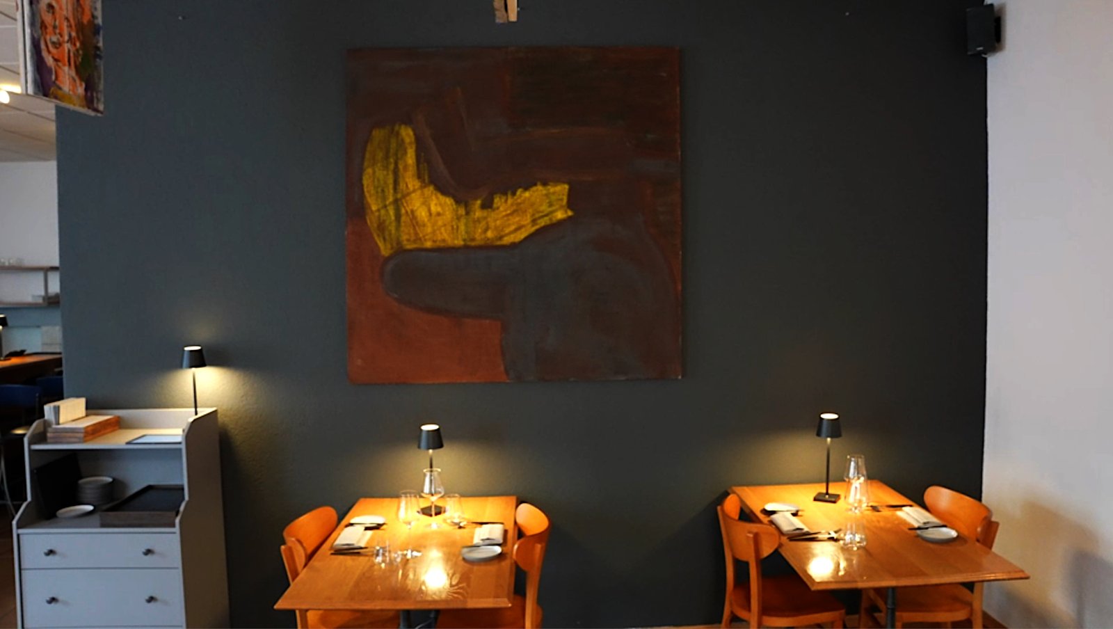 ameo fine dining kunst innen gemälde