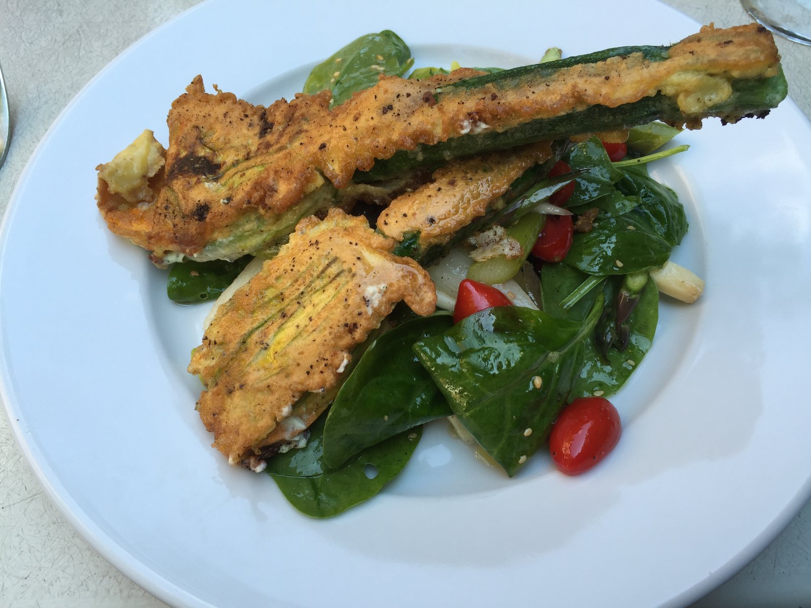 italia gefullte zucchinibluten
